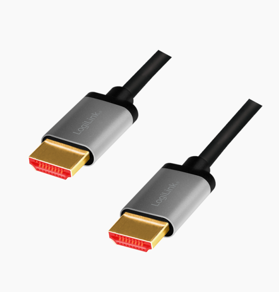 Logilink HDMI kábel, A/M - A/M, 8K/60 Hz, alu, 2 m (CHA0105)