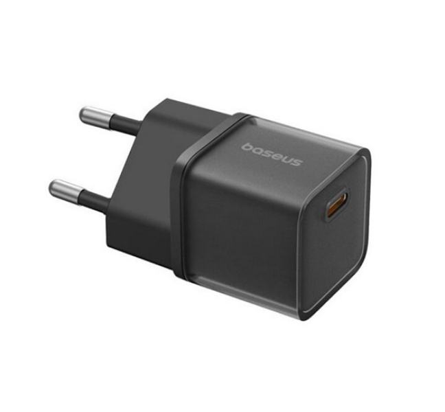 GaN5S hálózati töltő Type-C aljzat (20W, PD gyorstöltő 3.0, GaN5S) FEKETE