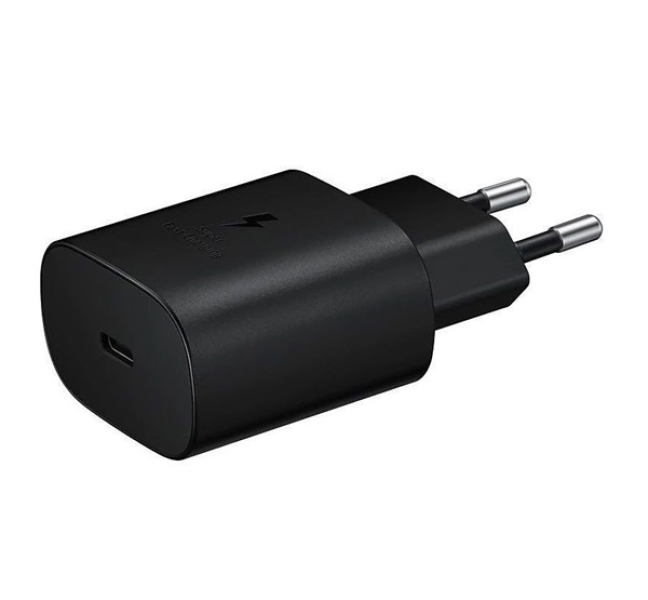 hálózati töltő Type-C aljzat (25W, EP-TA800NBEGEU, PD gyorstöltő 3.0) FEKETE