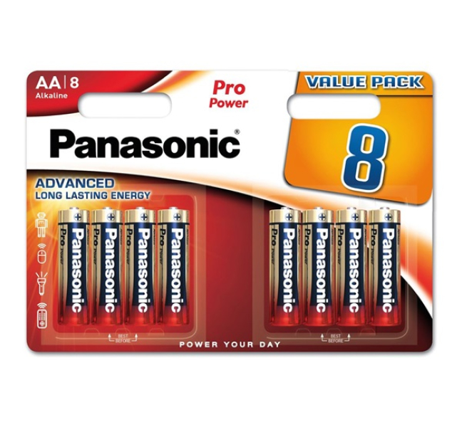 PRO POWER tartós elem (AA, LR6PPG, 1.5V, alkáli) 8db/csomag