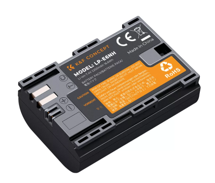 K&F Concept LP-E6NH akkumulátor, 2250mAh (KF-28-0021V2)