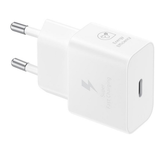 hálózati töltő Type-C aljzat (25W, GaN, PD gyorstöltő) FEHÉR