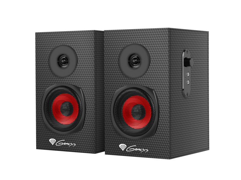 Helium 200 Gamer PC hangszóró 2.0, fekete-piros