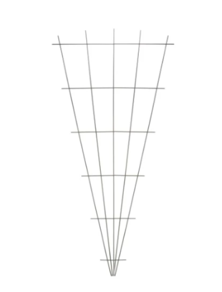 metál futtató V-alakú, zöld 145cm x 5/75cm (6040740)