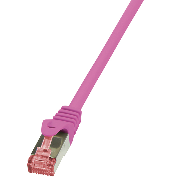 Patch kábel PrimeLine, Cat.6, S/FTP, rózsaszín, 5 m