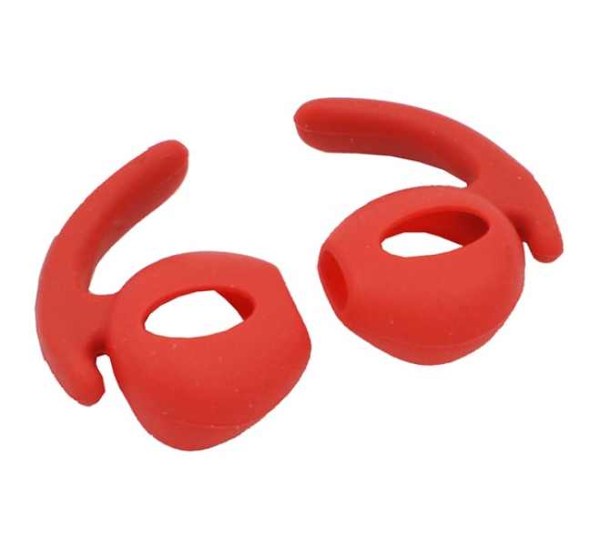 Bluetooth fülhallgató fülgumi (1 pár, szárnyas) PIROS Apple AirPods/AirPods 2GP-93796