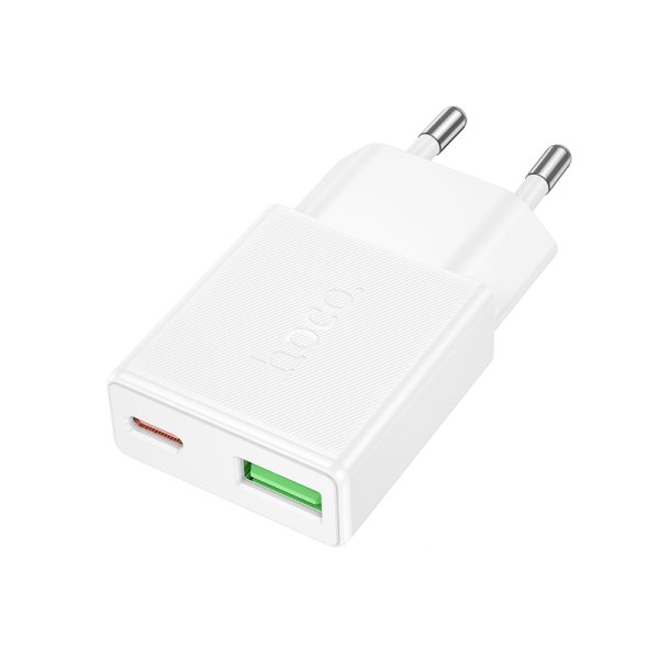 N73 Speed PD20W+QC3.0 USB-C, USB-A ultravékony töltő (EU)