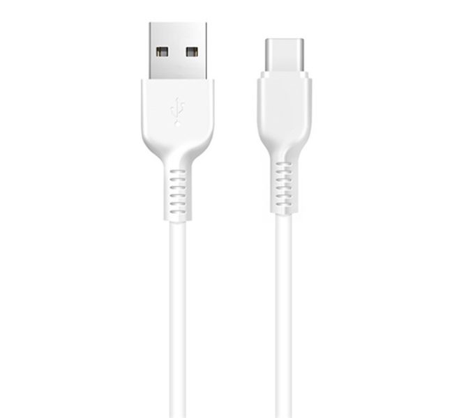 X20 adatkábel (USB - Type-C, gyorstöltő, törésgátló, 200cm) FEHÉR