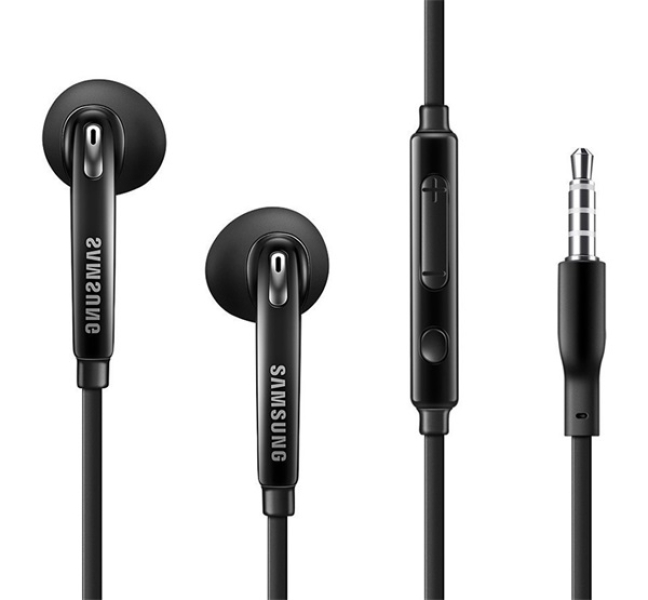 SAMSUNG fülhallgató SZTEREO (3.5mm jack, felvevő gomb, hangerő szabályzó, 1 pár sima pót fülgumi) FE