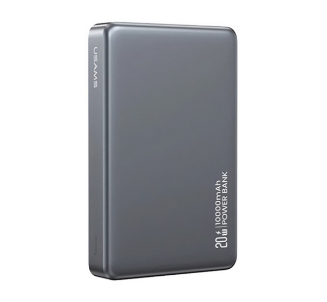 CY SERIES vésztöltő Type-C (10000mAh, 20W, wireless, MagSafe, PD gyorstöltő) TITÁNSZÜRKE