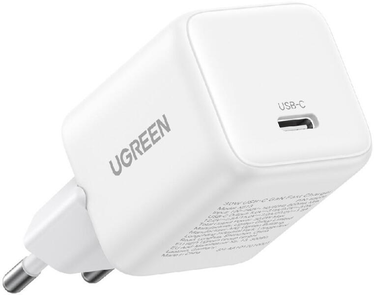 UGREEN USB-C GaN gyorstöltő EU X513, 30W (65009)
