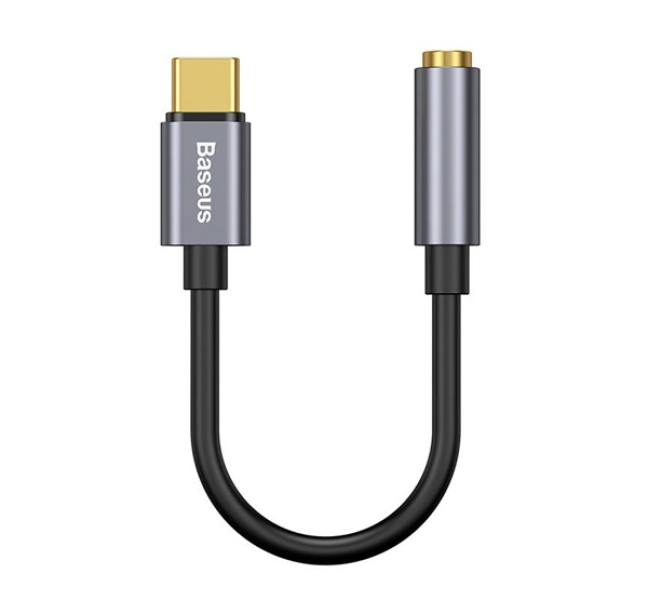 audió adapter kábel (3.5mm jack aljzat - Type-C) SÖTÉTSZÜRKECATL54-0G