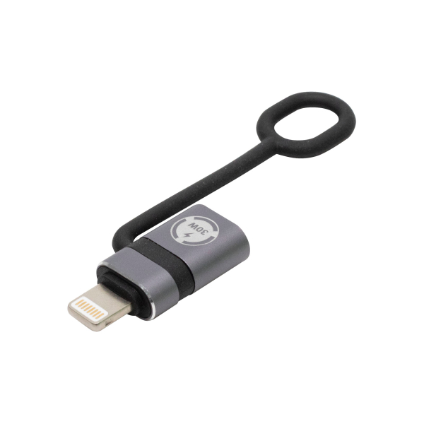 lightning dugó - USB-C aljzat átalakító, fém (USBCA4)