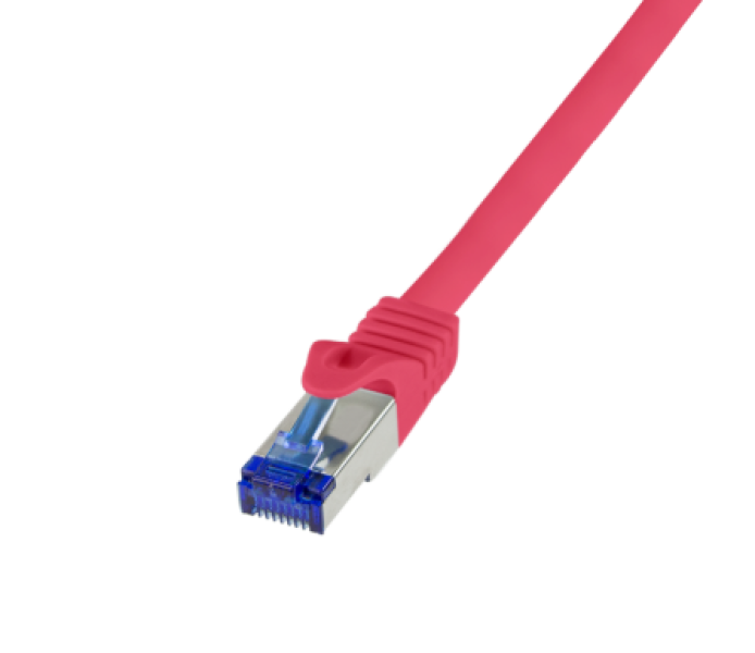 Logilink Patch kábel Ultraflex, Cat.6A, S/FTP, piros, 7,5 m (C6A084S)