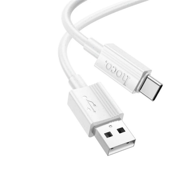 X107 adatkábel (USB - Type-C, 3A, 100cm) FEHÉR