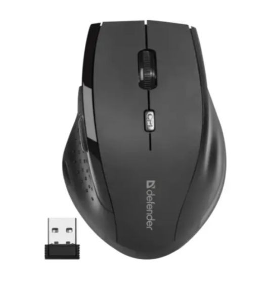Vezeték nélküli optikai egér Accura MM-295 fekete, 6D, 800-1600 dpi