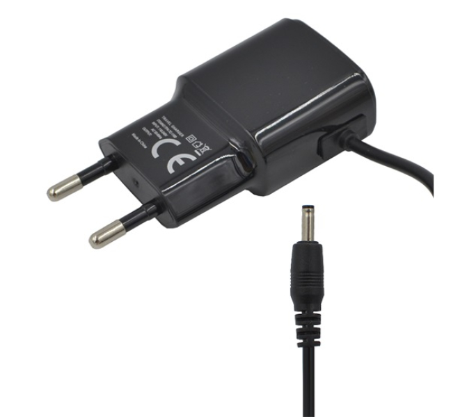 autós töltő (3.5W + fix speciális kábel) FEKETE