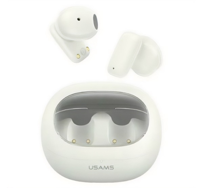 USAMS TD22 bluetooth fülhallgató SZTEREO (v5.3, TWS, zajszűrő + töltőtok) VILÁGOSZÖLDBHUTD04