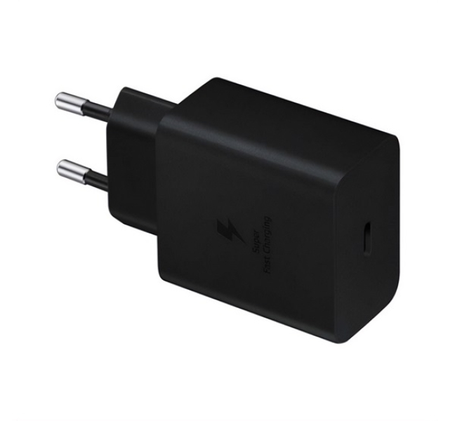 hálózati töltő Type-C aljzat (45W, EP-T4510EBE, PD gyorstöltő) FEKETE