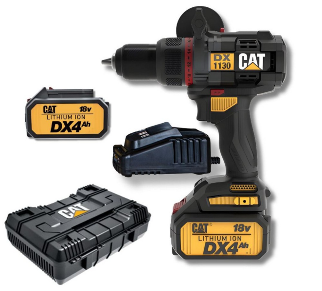 DX1130.1 Power+ 18V akkus ütvefúró készlet (15691)