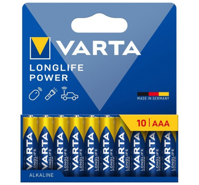 LONGLIFE POWER tartós elem (AA, LR06, 1.5V, alkáli) 10db/csomag