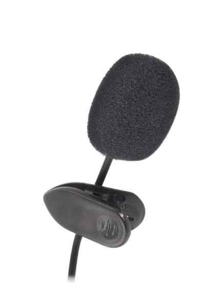 Voice csiptetős mikrofon, fekete (EH178)