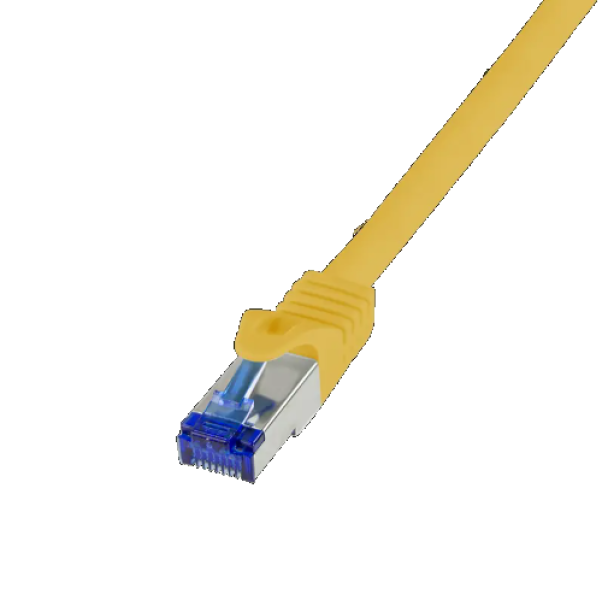 Logilink Patch kábel Ultraflex, Cat.6A, S/FTP, sárga, 1,5 m