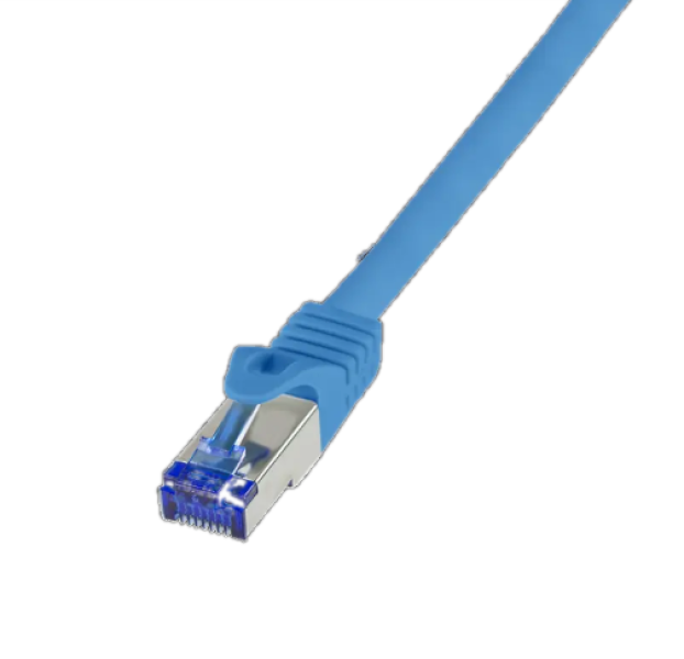 Logilink Patch kábel Ultraflex, Cat.6A, S/FTP, kék, 0,25 m