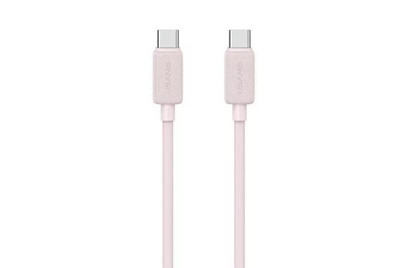 USAMS KY SJ696 USB TYPE-C/TYPE-C KÁBEL 2 MÉTER 60W PINK