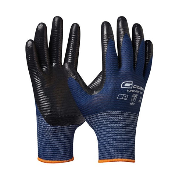 védőkesztyű mártott nitril "Super Grip Eco" (9) (6700477)