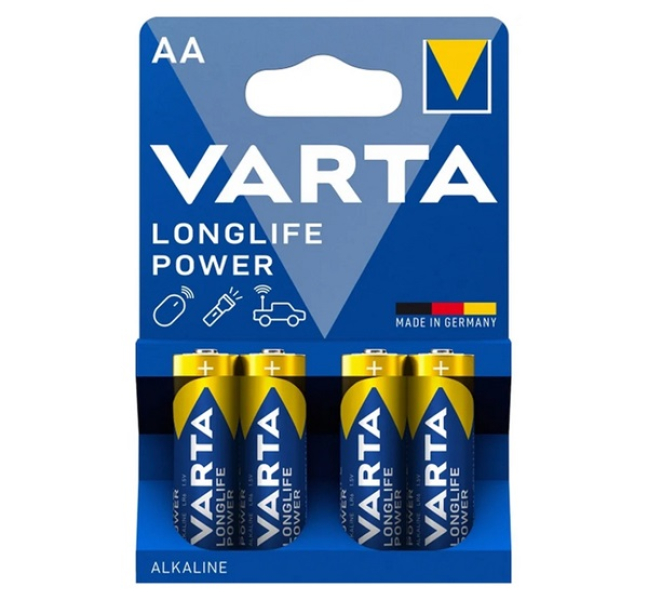 LONGLIFE POWER tartós elem (AA, R6, 1.5V, alkáli) 4db/csomag