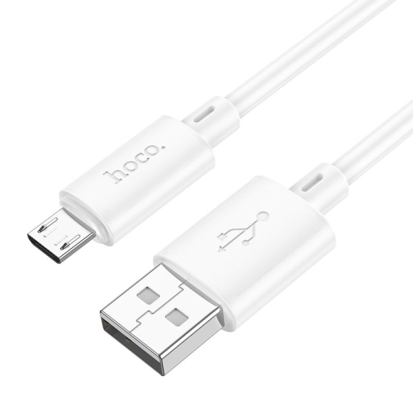 X88 kábel USB A - Micro USB 2,4A 1 m fehér