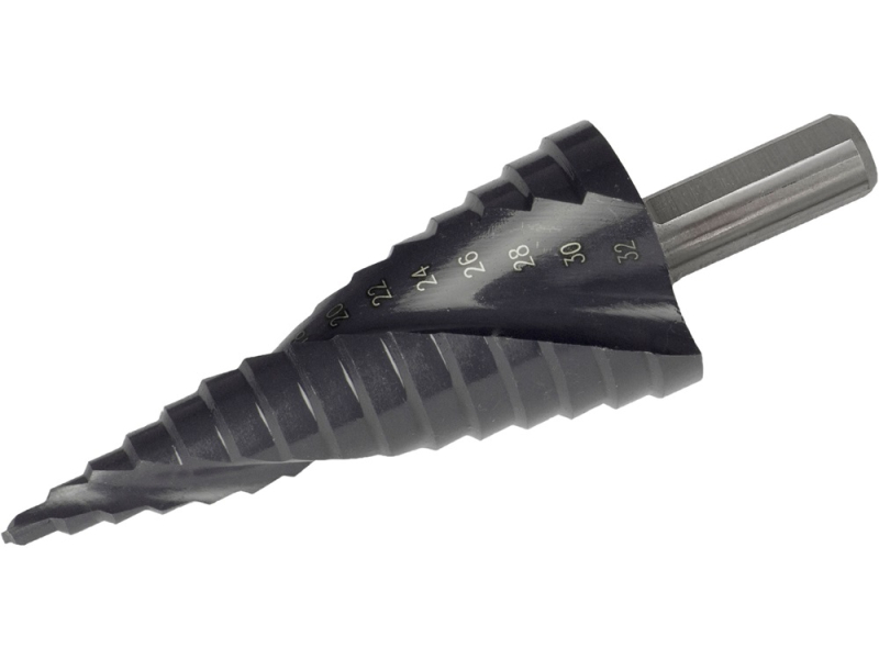 Industrial lépcsős fémfúró, spirál, 10 lépcsős, 8mm (8701192)