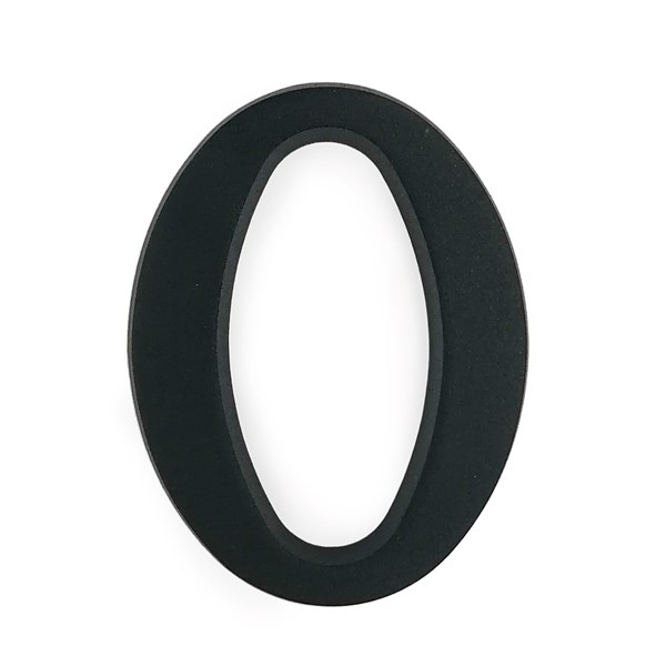 SB alumínium házszám 0 matt fekete 10cm (3970190)