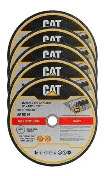 DA10124 fém inox vágótárcsa 230 mm, 5 db (15946)