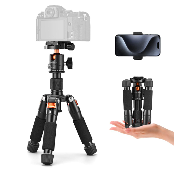 K&F Concept S225A1 + BH-25 mini állvány, 52cm (KF-09-150)
