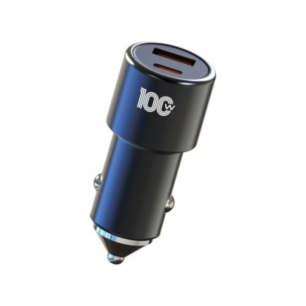 Autós gyorstöltő 100W, USB & USB-C 12/24V (13375)