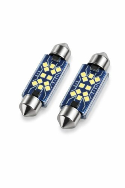 Canbus LED szofita izzó C5W 12-24V 41mm, 2 db (SMD-W17734_41)