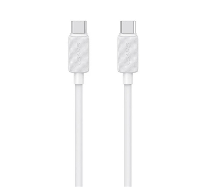 KY adatkábel (Type-C - Type-C, 60W, gyorstöltő, 100cm) FEHÉR