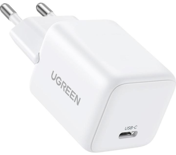 UGREEN USB-C GaN gyorstöltő EU X512, 20W (55554)
