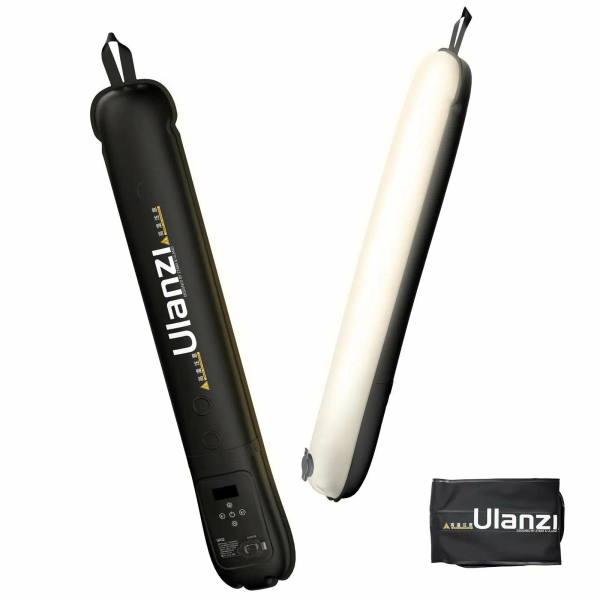 UA12 felfújható Led cső, cseppálló, 20Wh, 2700-6500K, 12 effekt, 2500mAh, 12x90cm, mágneses (