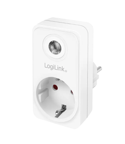 Logilink Aljzatadapter fényérzékelővel, 1x CEE 7/3