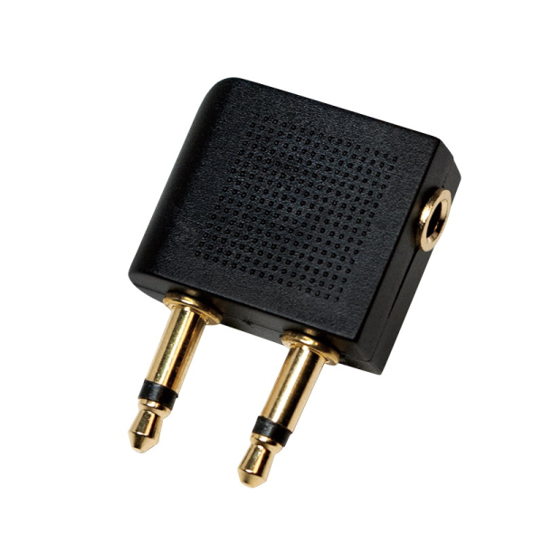 Logilink Audioadapter, 2x 3,5 mm 2-Pin/M 3,5 mm 3-Pin/F, 90 -os szög