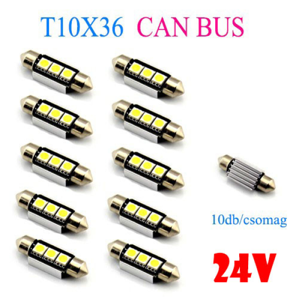 24V 10db/csomag CANBUS 3SMD LED LA513C-41CS Szofita hűtőbordas