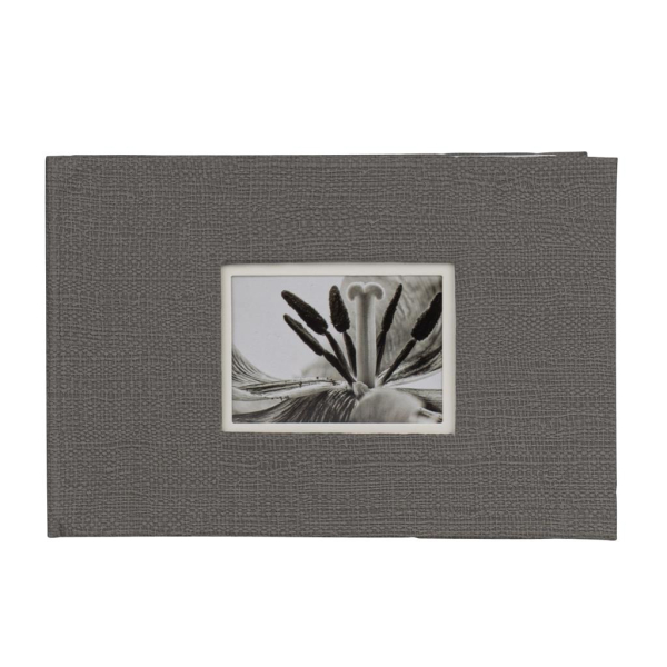 Dörr keményfedeles zsebalbum, ablakos, becsúsztatós, 40db 10x15cm, szürke (D880391)