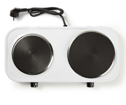 Nedis elektromos főzőlap 2 főzőzónás 2500W (KAEP250EWT2)