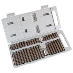 Bit készlet., műanyag dobozban; CV., 40db-os, hatlap , XZN és TORX (T20-T55