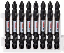Bosch Impact Control kétvégű PZ2 csavarbit csomag  - 8 db (2608522338)