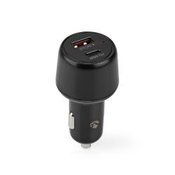 Nedis autós töltő USB-A/USB-C (CCPD65W100BK)
