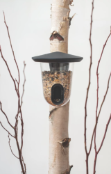 FEEDR műanyag madáretető, szürke (F005)